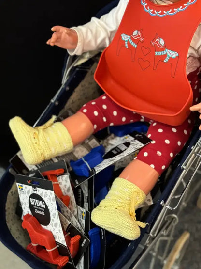 Haklapp Dalahäst röd - Haklapp