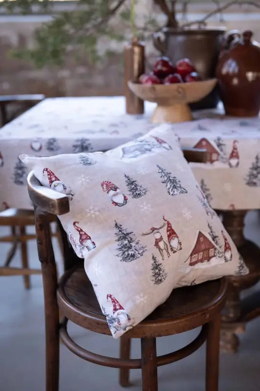 Harald Kuddfodral 48x48 cm röd - Kuddfodral