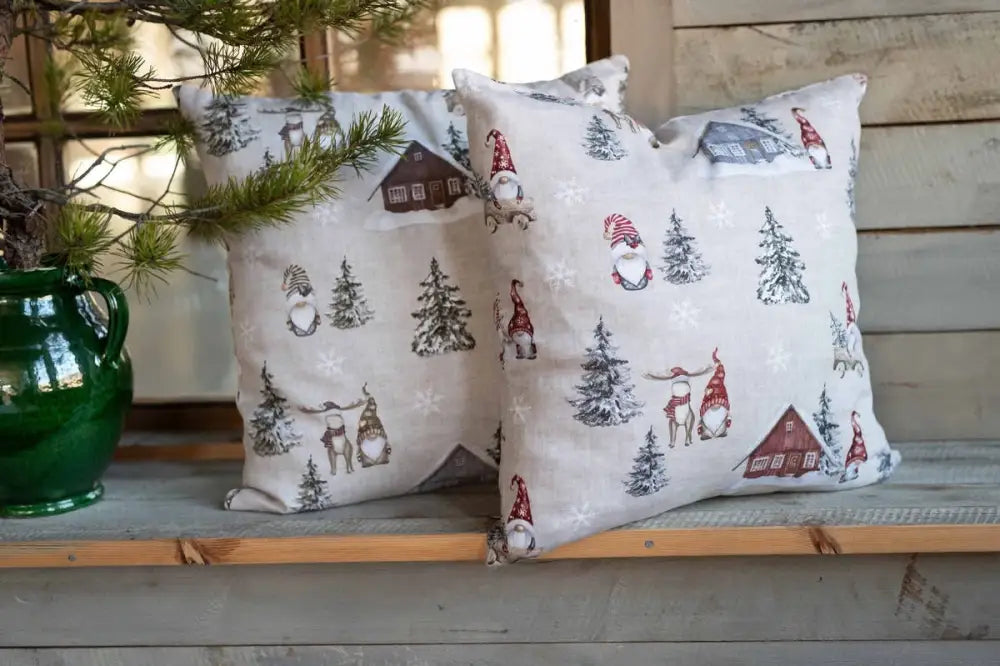 Harald Kuddfodral 48x48 cm röd - Kuddfodral