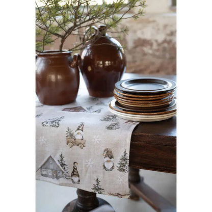 Harald löpare 45x150 cm brun - Bordslöpare