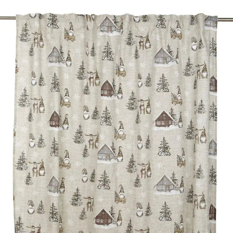 Harald Multibandslängder 2-pack 135x245 cm brun - Gardiner