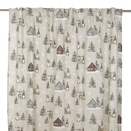 Harald Multibandslängder 2-pack 135x245 cm brun - Gardiner