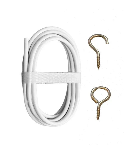 Hasta Gardinspiral inkl. krok/ögla 2 m - gardintyngd