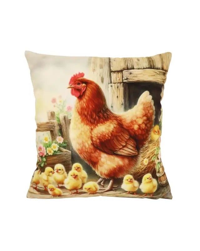 Hönshus Kuddfodral 45x45 cm - Djur