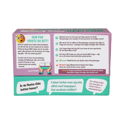 Hur Fan Visste Du Det? - Familjespel