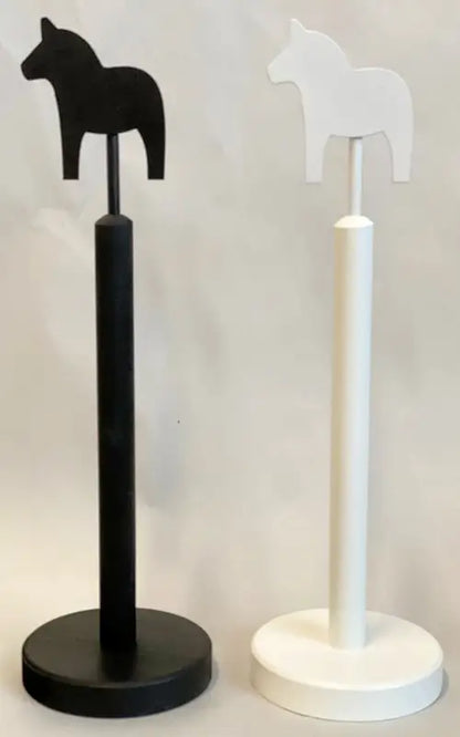 Hushållsrulleställ dalahäst svart - Köksuttrustning