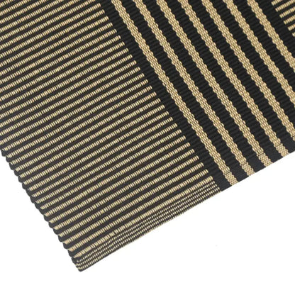 Isa löpare 33x120 sand/svart - Bordslöpare