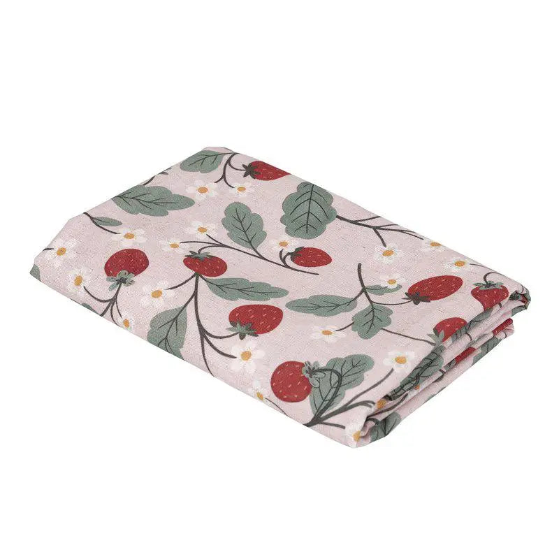 Jordgubbe duk 140x250 cm rosa - Duk