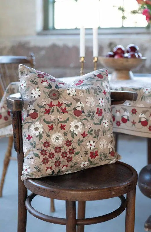 Julefrid Kuddfodral 45x45cm Röd - Textil