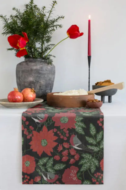 Julfåglar löpare 35x120 cm - Bordslöpare