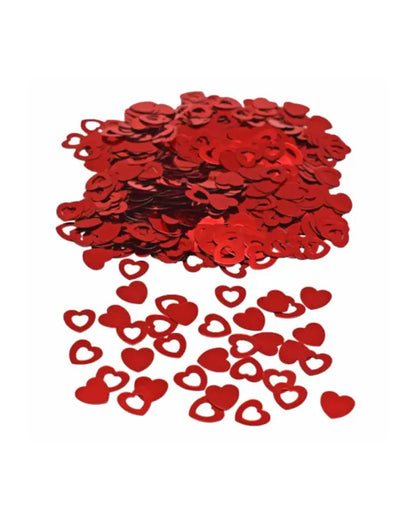 Konfetti hjärtan röd - Konfetti