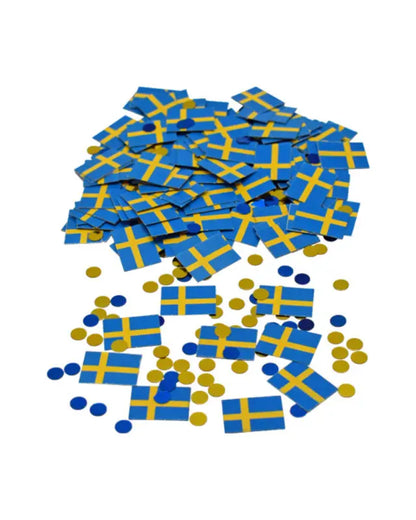 Konfetti Sverigeflaggor - Konfetti