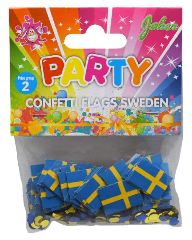 Konfetti Sverigeflaggor - Konfetti