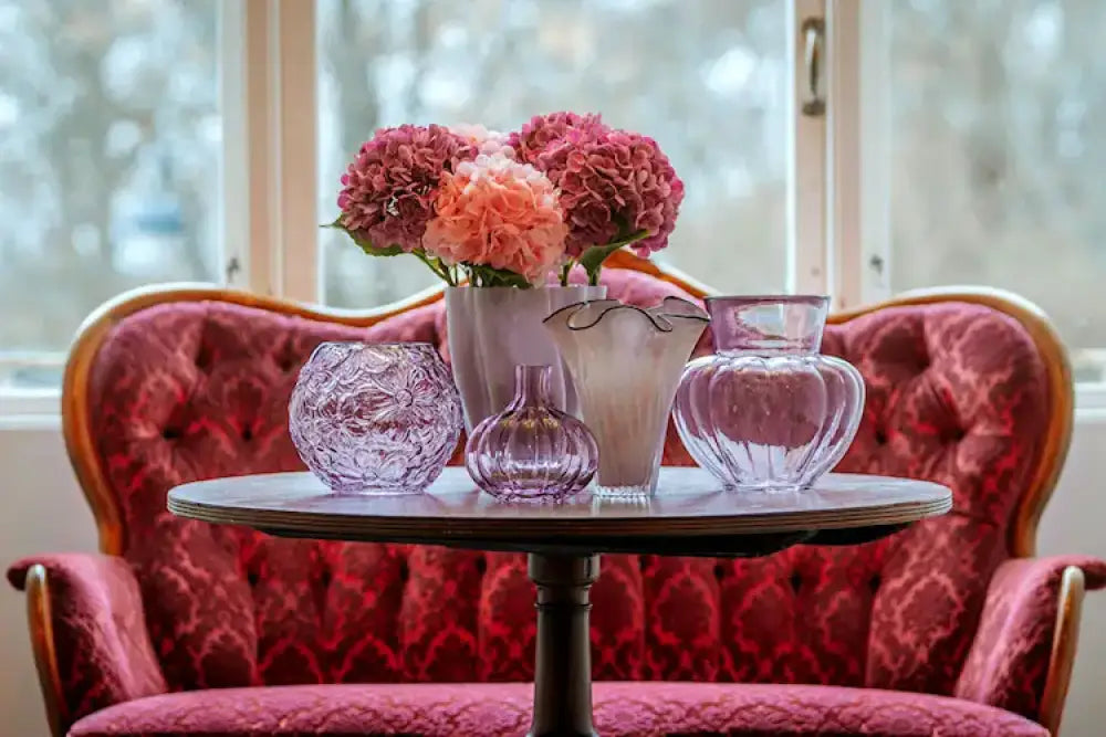 Konstväxt Hortensia Ljusrosa 50 cm - Inredning