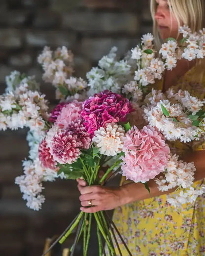 Konstväxt Hortensia Ljusrosa 50 cm - Inredning