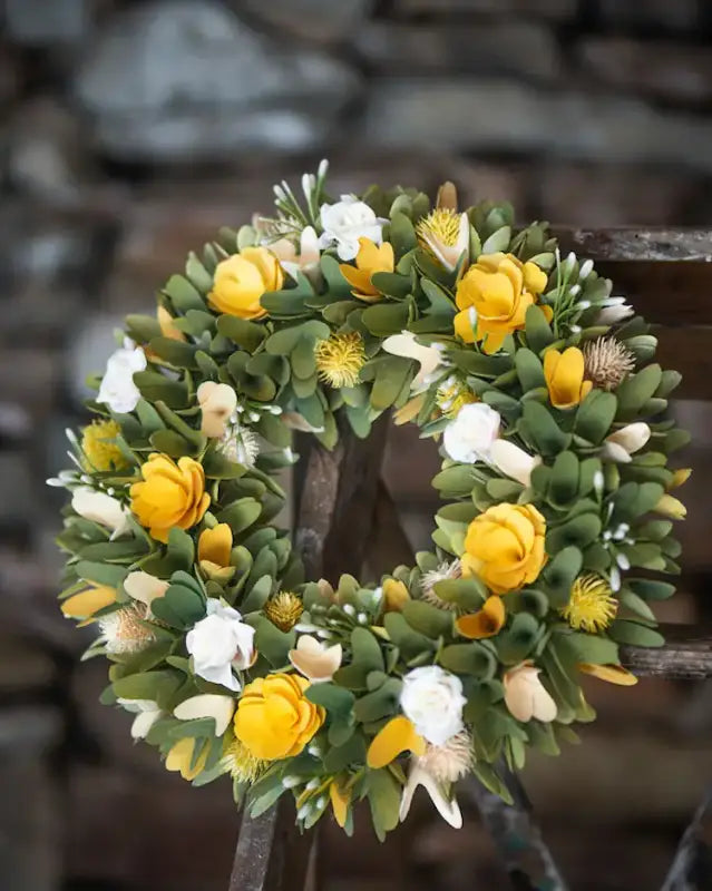 Krans Rosor Gul - Inredning