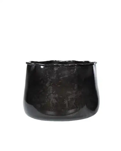 Kruka Plisse Grey Onyx Stor - Kruka