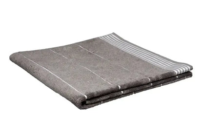 Kungshamn handduk bambu 50x70 grå/vit - Handduk