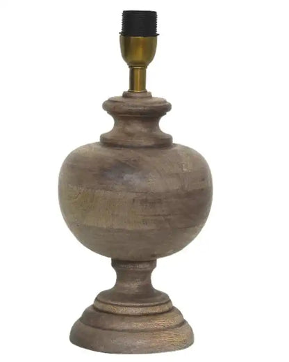 Clark fot Natural Wood - Lampfot