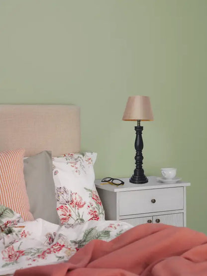 Lampfot trä Svart 40 cm - Lampfot