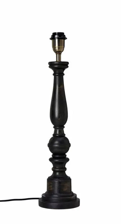 Lampfot trä Svart 57 cm - Lampfot