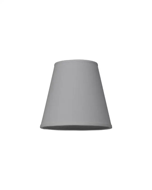 Lampskärm i linne H 155 mm grå - Lampa