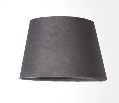Lampskärm sammet mörkgrå S2215 - Lampskärm