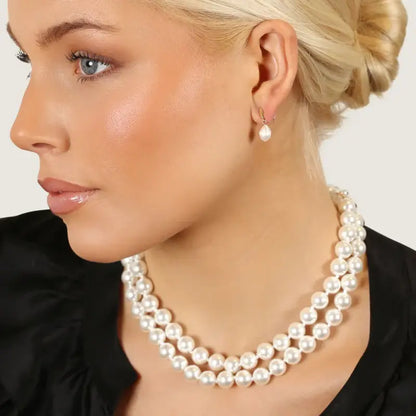 Laney pearl neck 42 s/white - Halsband