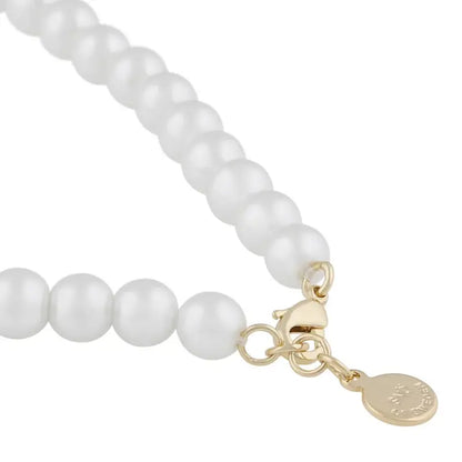 Laney small pearl neck 45 g/white - Halsband