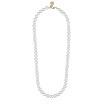 Laney small pearl neck 45 g/white - Halsband