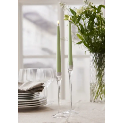 LED Antikljus 2-pack Flamme Grön - LED ljus