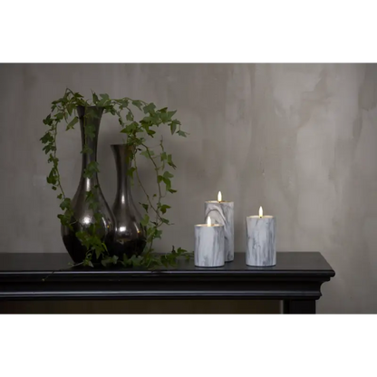 LED Flamme Marble 12.5cm - LED ljus