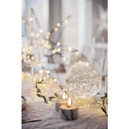 LED Värmeljus Flamme Marble 2 pack LED ljus