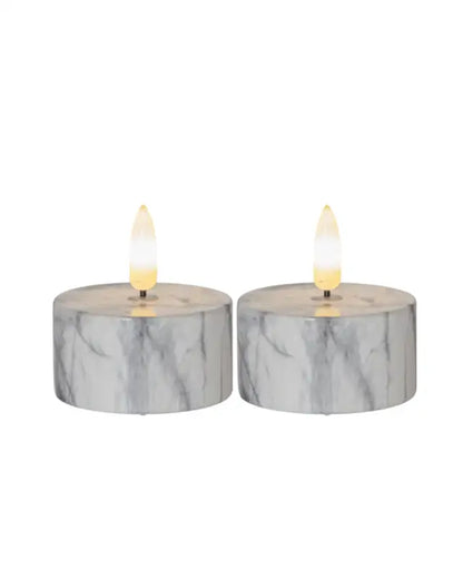 LED Värmeljus Flamme Marble 2 pack LED ljus