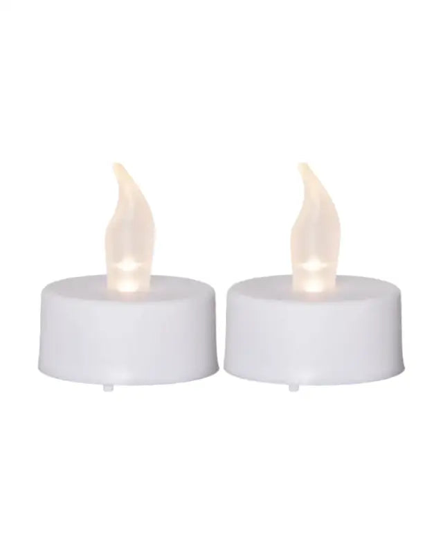 LED Värmeljus Paulo 2 pack vit Värmeljus