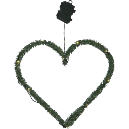 LINE Heart wreath 38 cm - Adventsljusstake
