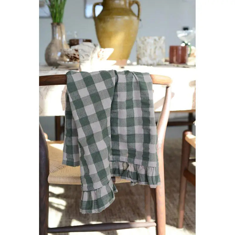 Lisa kökshandduk grön 50x70 cm - Kökshandduk