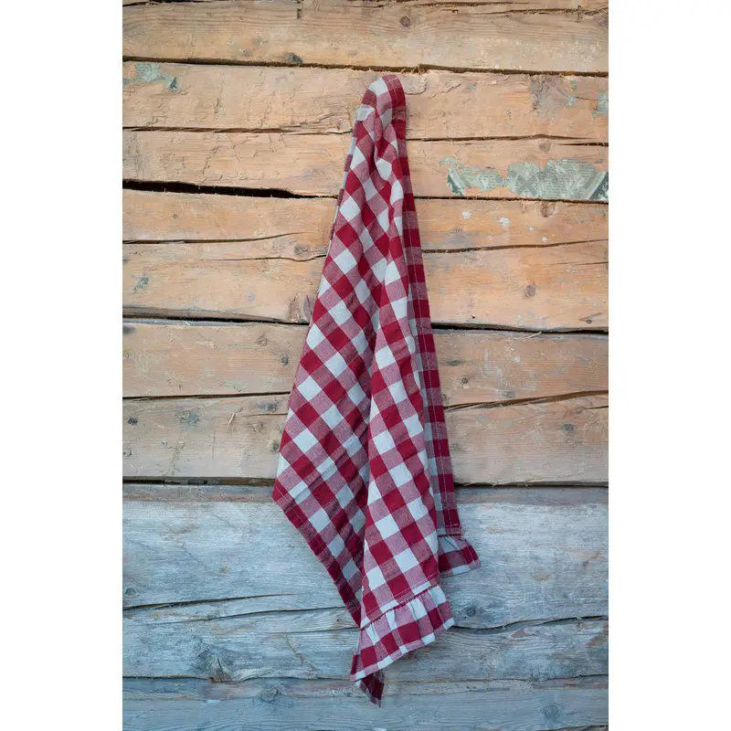 Lisa kökshandduk röd 50x70 cm - Kökshandduk