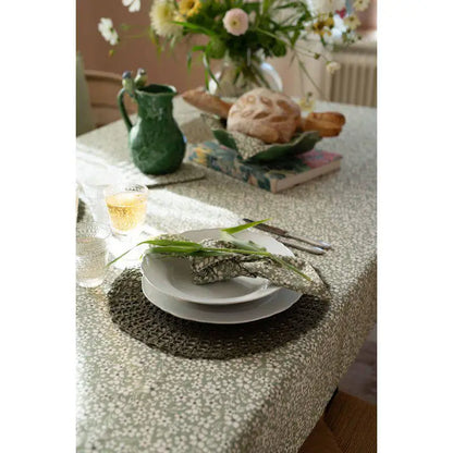 Lisen duk 140x250cm grön /40 - Bordsduk