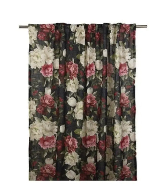 Liza Gardinlängder 2-pack 135x250 cm svart - Gardinlängder