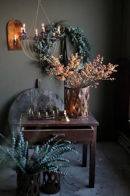 Ljusstake Mässing - Ljushållare