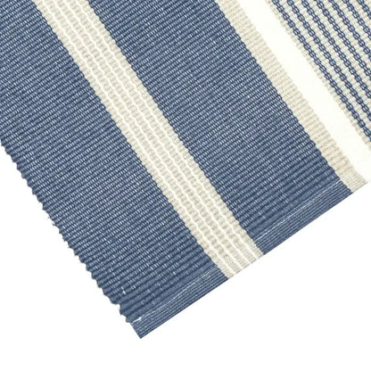 Löpare Greta 15x140 cm gråblå/linne/beige - Textil