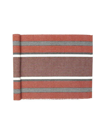Löpare Greta 45x140 cm rost/mörkgrå/beige - Bordslöpare