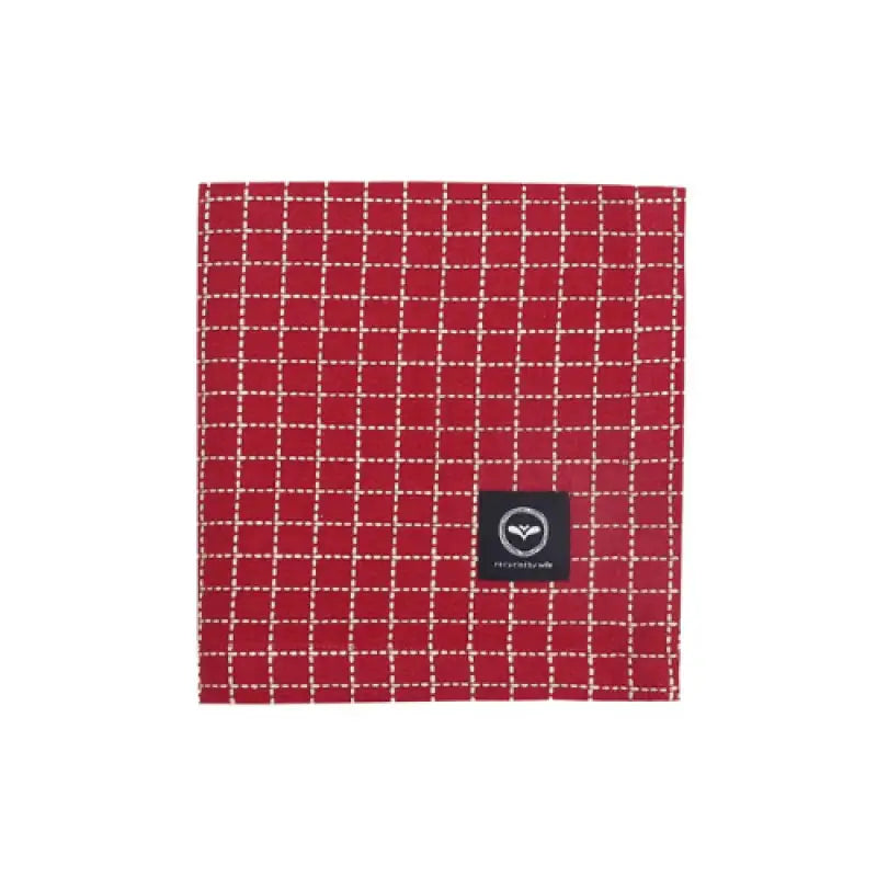 Lova Duk 90x90cm röd/linne - Textil