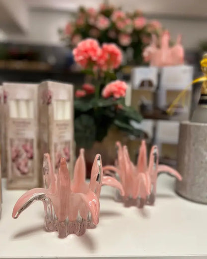 Lykta Hindås rosa - Ljushållare