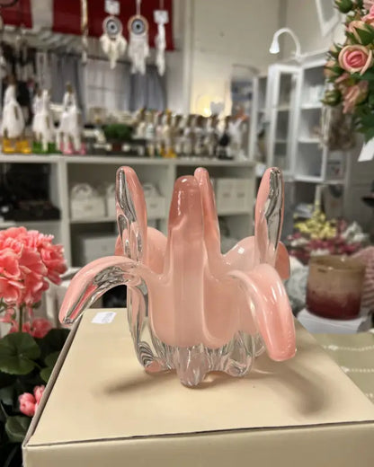 Lykta Hindås rosa - Ljushållare