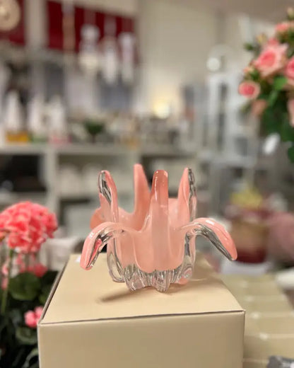 Lykta Hindås rosa - Ljushållare