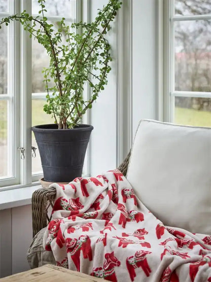 Malung Pläd 130x170 cm röd - Pläd