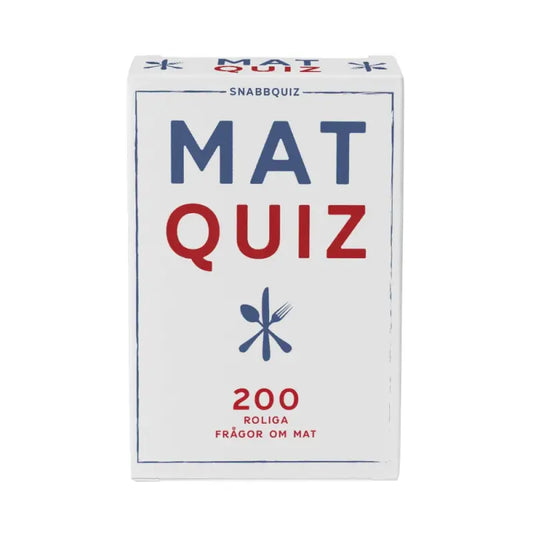 Mat quiz - Sällskapsspel