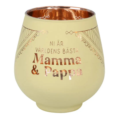 Mirror Ljuslykta Mamma & Pappa - Ljuslykta